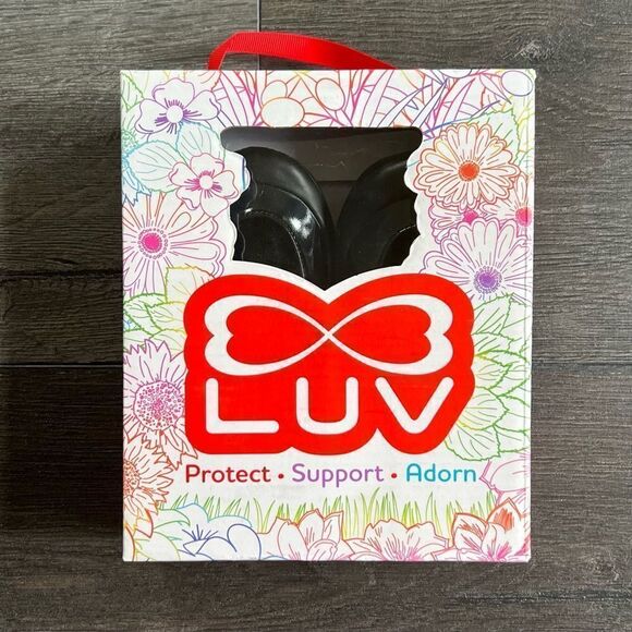 Girls Toddler Black Patent Dream Flats by Luv Footwear, Size 8, New in Box - Picture 6 of 11